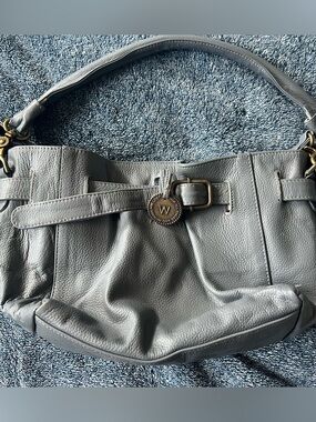 WANDERERS Madrid Crossbody Purse Slate Gray EUC